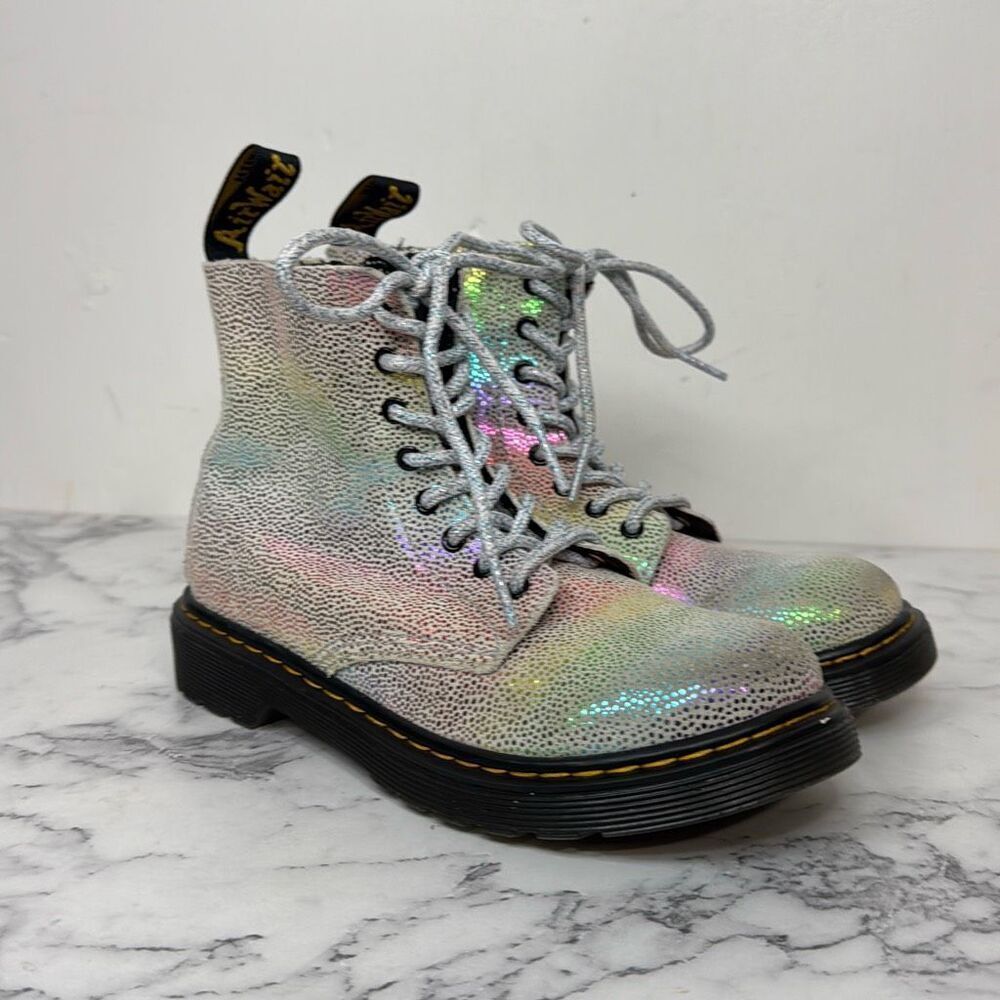 Dr. Martens Pascal Iridescent Lace Up Boots 2